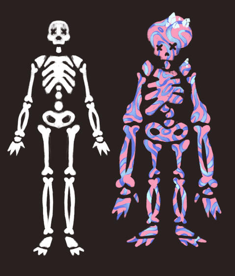 Human Bone Distortion