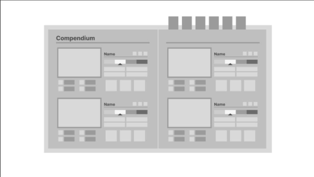 Compendium Wireframe