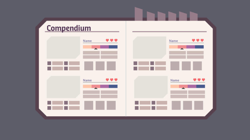 Compendium Stylized Wireframe